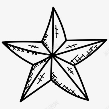 星装饰星五角星图标图标