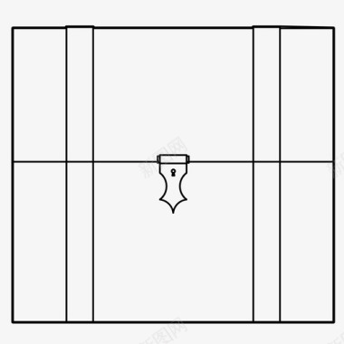笼子PNG箱子笼子保险箱图标图标