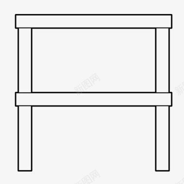 矢量桌角咖啡桌家具家居图标图标