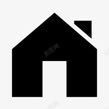 住宅房子房子房产不动产图标图标