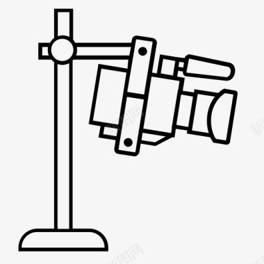 立式麦克风立式摄像机麦克风摄像机图标图标