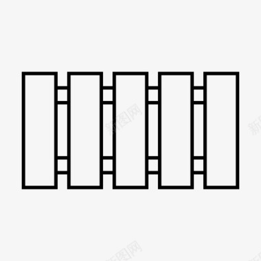 篱笆篱笆栅栏花园图标图标