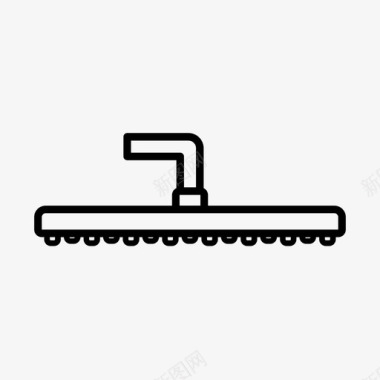 淋浴头洗澡喷头图标图标