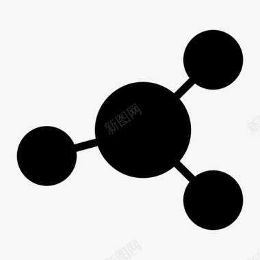 活性分子原子生物学元素图标图标