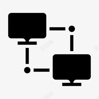 网络连接素材网络连接互联网图标图标