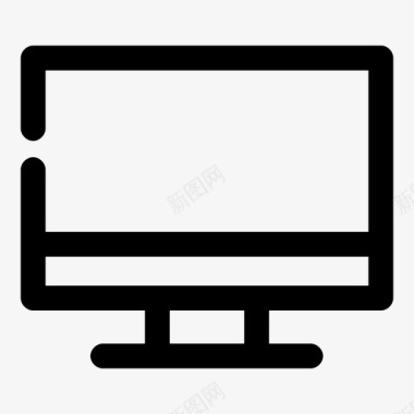 屏幕电脑液晶显示器图标图标