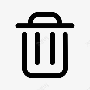 删除垃圾箱删除图标