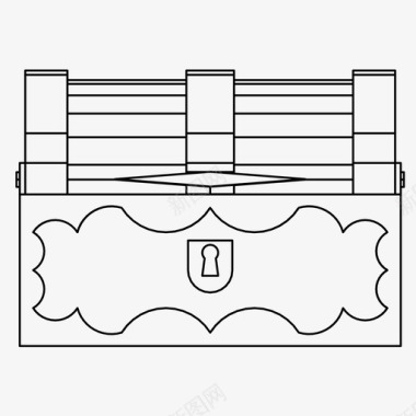 箱子箱子笼子保险箱图标图标