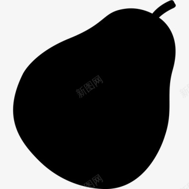 水果矢量梨水果健康图标图标
