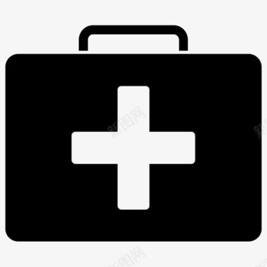 医疗包医疗药品急救箱图标图标
