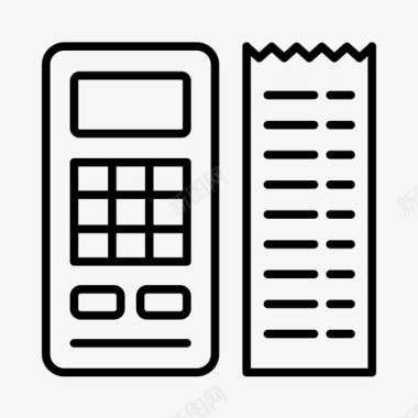 收据收据会计帐单图标图标