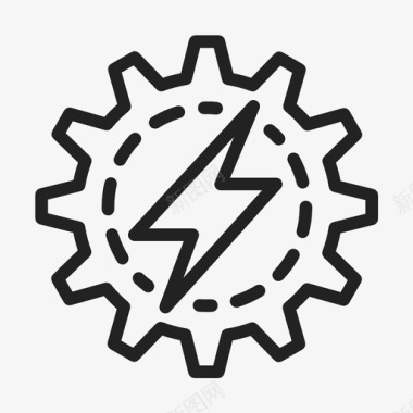 齿轮组合齿轮螺栓生态图标图标