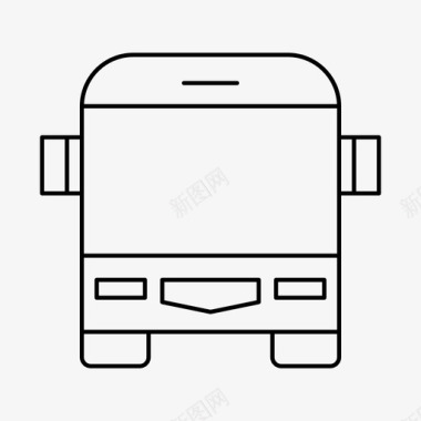 生态农庄公共汽车生态公共交通图标图标