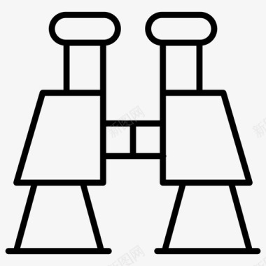 循环手提袋循环远视图图标图标