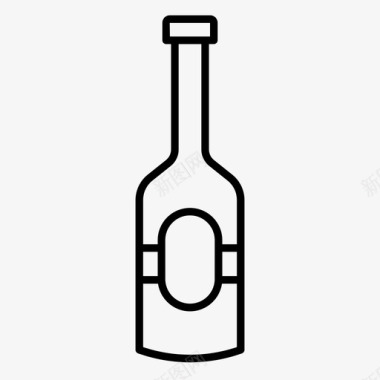 饮料瓶饮料瓶酒精啤酒图标图标