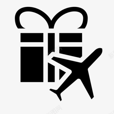 直播间礼物矢量运送礼物飞行礼物图标图标