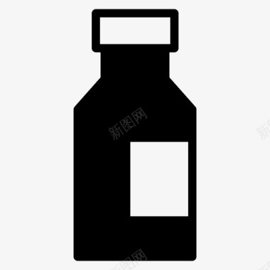 瓶子家居元素图标图标