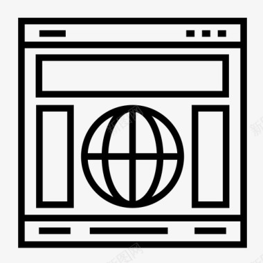 水墨网站背景网页网页浏览器网站图标图标