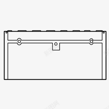 储藏室箱子笼子保险箱图标图标