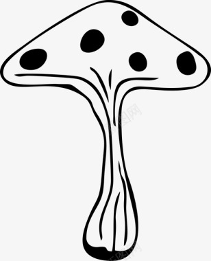 蘑菇鹅膏花图标图标