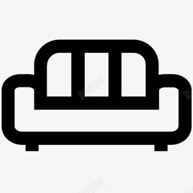 沙发舒适家具图标图标