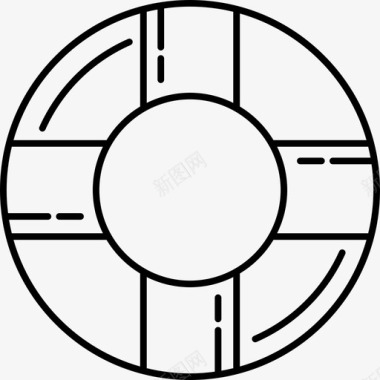 航海节救生管航海图标超薄图标