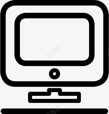 电脑屏幕联系人网络图标图标