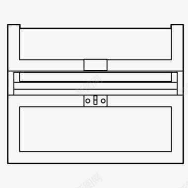 封装箱子箱子笼子保险箱图标图标