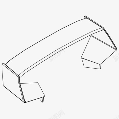 赛车模型扰流板汽车定制图标图标
