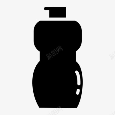 水瓶饮用水补品图标图标
