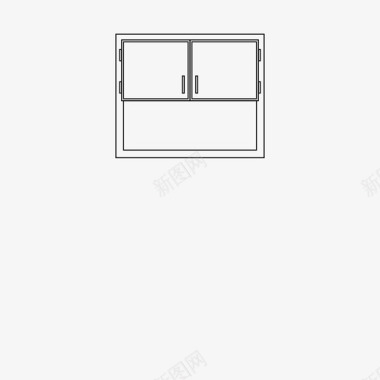 班级的门壁橱建筑橱柜图标图标