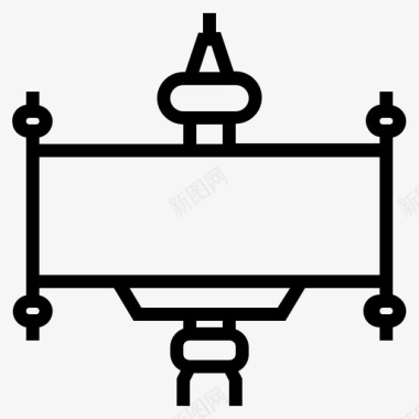 街道名称道路名称标志曼谷街道图标图标