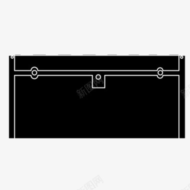 储藏室箱子笼子保险箱图标图标