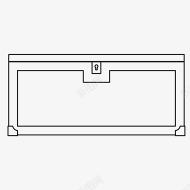 储藏室箱子笼子保险箱图标图标