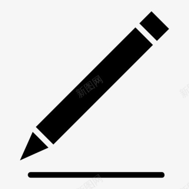 铅笔编辑工具和用具图标图标