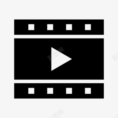 视频PNG矢量图视频动画电影图标图标