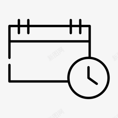 办公室字体墙日历日日期图标图标
