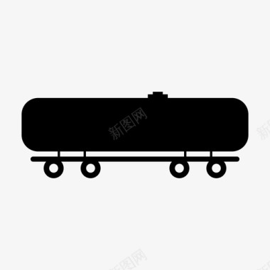 铁路道口铁路油罐车集装箱工业图标图标