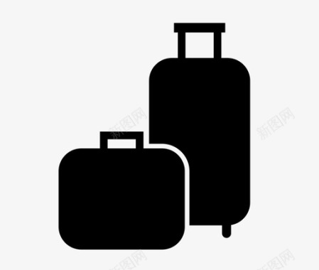 行李旅游行李酒店服务图标图标