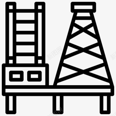 石油工业炼油能源工业图标图标