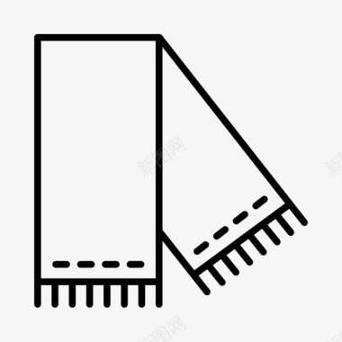 围巾背景围巾配件高山图标图标