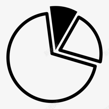信息图表素材饼图数据图表图标图标