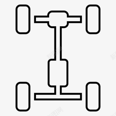 汽车时发动机悬架车身汽车图标图标