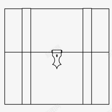 储藏室箱子笼子保险箱图标图标