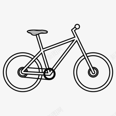 自行车越野图标图标