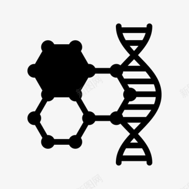 DNA图标dna生物学dna结构图标图标