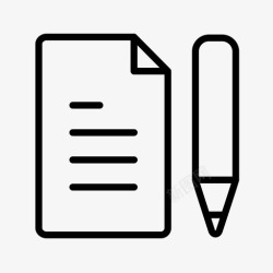 线描笔线描－笔高清图片