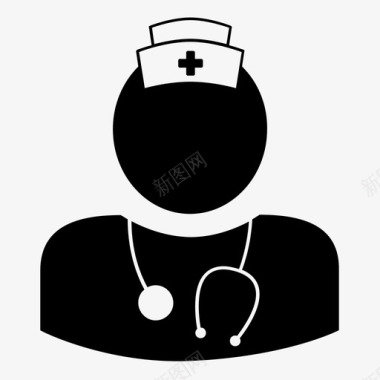 护士护士医生注册护士图标图标