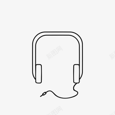 有线耳机音乐个人图标图标