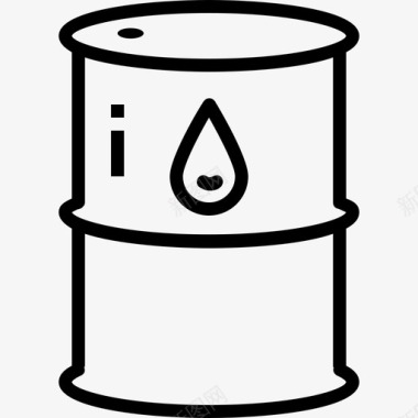 油桶矢量油罐能源燃料图标图标